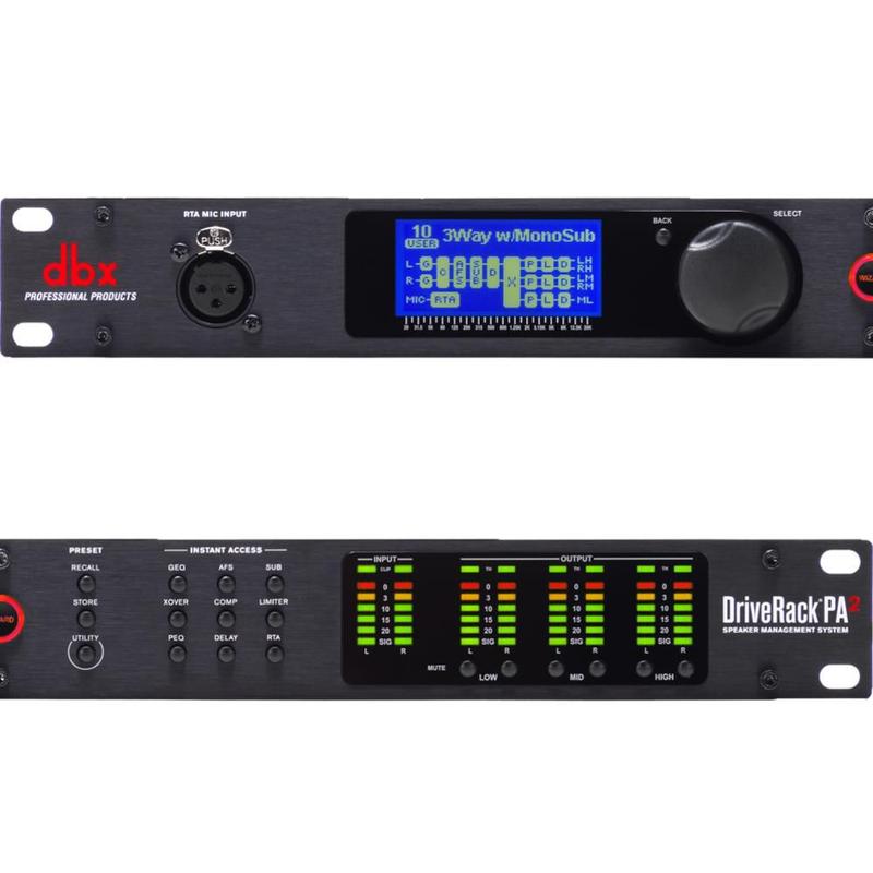 Processador De Áudio Dbx Driverack Pa2 - Processador de Áudio